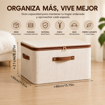 SpaceBox | Caja Organizadora Plegable con Cremallera