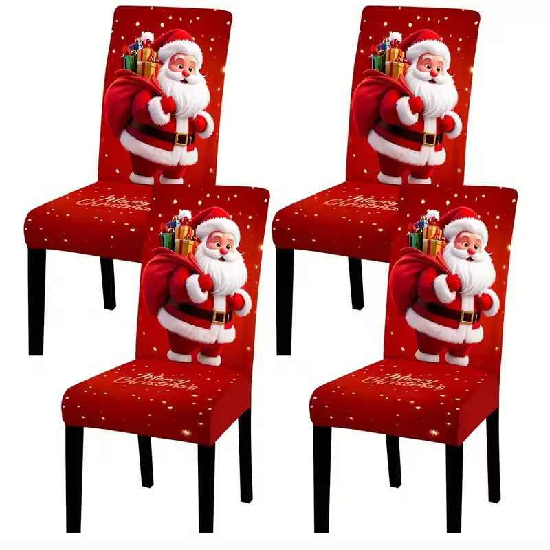 Funda Navideña para Sillas de Papá Noel