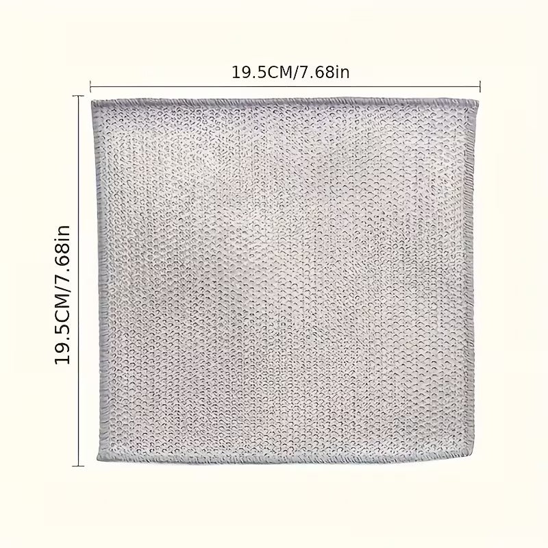Pack X20 Paños Reutilizables de Micro Acero | Multiusos, úsalos sin rayar tus Ollas.